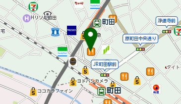 なでしこ町田店の地図画像