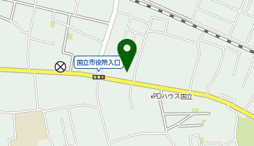 タックルベリー国立店の地図画像