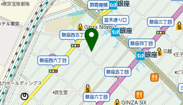 PEEK-A-BOO銀座並木通り店の地図画像