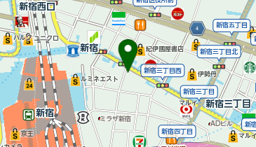 眼鏡市場新宿東口本店の地図画像