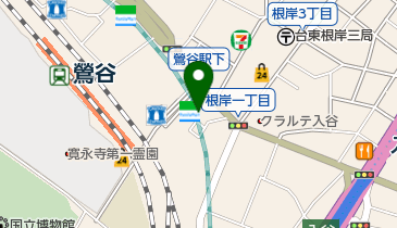 鶯谷みとやm-Iの地図画像