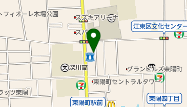 スリムフリー東陽町の地図画像