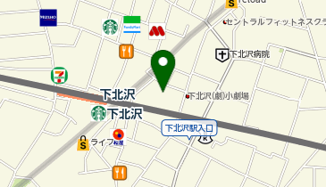 しもきたカイロプラクティックラボの地図画像