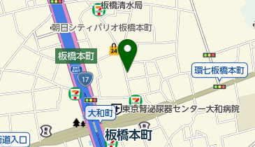 平子時計店の地図画像