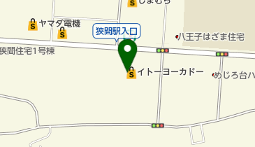 新ユニバースヨーカドー八王子店の地図画像