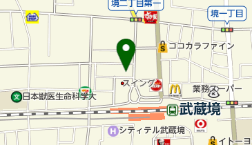 フィット産業株式会社三鷹営業所の地図画像