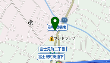 岡本精肉店の地図画像