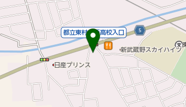 村山スポーツランド東村山店の地図画像