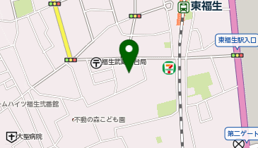 社会福祉法人福生ひまわり会の地図画像