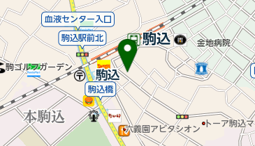 パトラ駒込店の地図画像