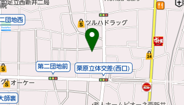 西新井ケアセンターの地図画像