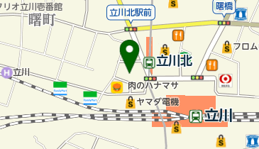 ビューティーサロン・グレース立川店の地図画像