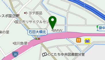 MurauchiBMW国立ワークショップ工場の地図画像