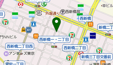 新橋カイロプラクティック院の地図画像