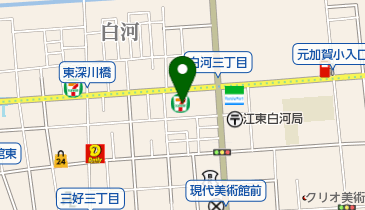 白河三丁目町会会館の地図画像