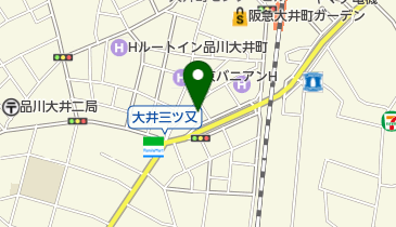 ZELE大井の地図画像