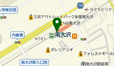 エンディーズ南大沢店の地図画像