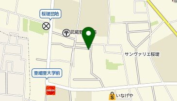 朝日湯の地図画像