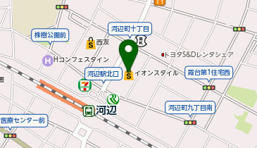 ハロースミス河辺店の地図画像