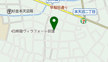 シャローム本天沼の地図画像