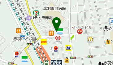 シーボン.フェイシャリストサロン赤羽店の地図画像