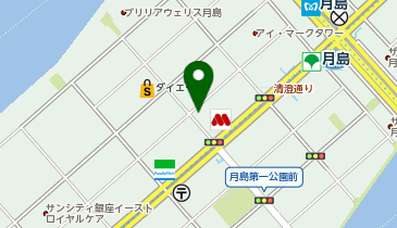 株式会社富士マート月島店の地図画像