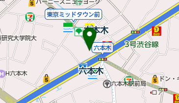 プラウド六本木の地図画像