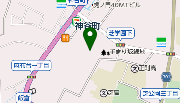 オランダ大使館の地図画像