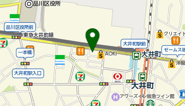 EARTH大井町店の地図画像