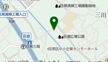 目黒区立 田道高齢者在宅サービスセンターの地図画像
