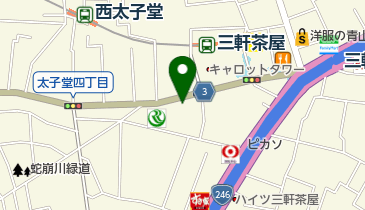 シーボン.フェイシャリストサロン三軒茶屋店の地図画像