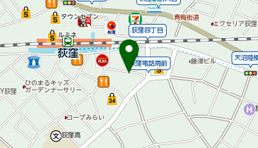 スワローチェーン荻窪南口店の地図画像