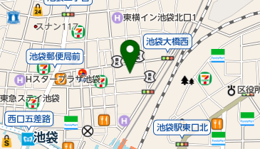 アンク・クロス池袋北口店の地図画像