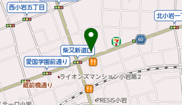 ポリシー化粧品の地図画像