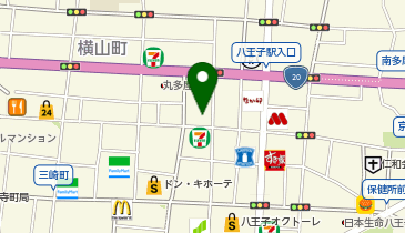 EARTH八王子店の地図画像