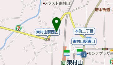 東村山市消防団 第3分団詰所の地図画像
