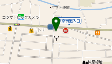 スタジオアリス東大和店の地図画像