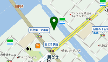 中央区立 敬老館 勝どきの地図画像