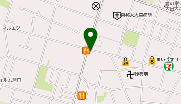 ボヌール梅屋敷店の地図画像