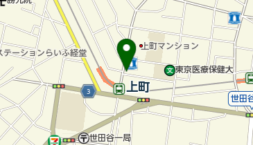 みずほ薬局上町店の地図画像