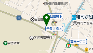 ゴルフアカデミー目白倶楽部の地図画像
