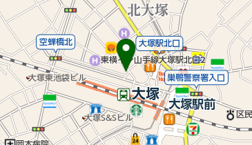 ちよだ鮨大塚店の地図画像