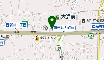 ヘアーサロンユーの地図画像