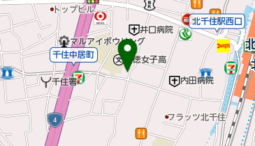 洋食堂の地図画像