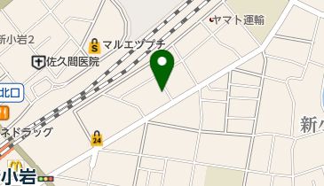 つくし野ギター学園の地図画像