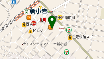 アートエステCREA&ネイルステージの地図画像