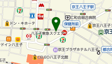 八王子北口前整体院の地図画像