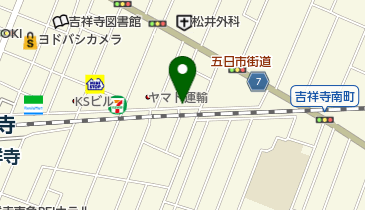 トリミング専門店セピア吉祥寺店の地図画像