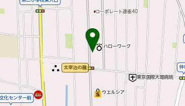 山田文具店の地図画像