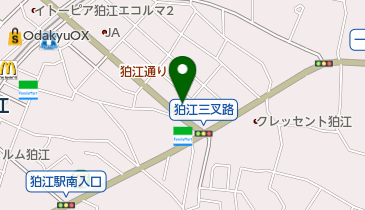 極真会館狛江道場の地図画像